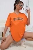 Unisex Los Angles Tasarım Tshirt