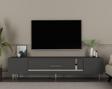Cantek Dizayn Dekop1Ct Tv Sehpası Antrasit-Gümüş