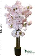 Yapay Çiçekçiniz 120 Cm Lüks Yapay Bahardalı Ağacı