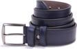 Dagoster DMK26-354 Lacivert 4 cm Suni Deri Erkek Kemer