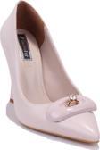 Dagoster DZA07-1170600 Bej Stiletto Topuklu Kadın Ayakkabı