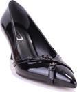 Dagoster DZA07-725417 Siyah Rugan Stiletto Topuklu Kadın Ayakkabı