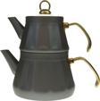 Şener Paçi Kitchenware Metal Saplı Granit Çaydanlık Takımı