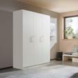 Tdesigno Almina Giyinme Dolabı - Çok Amaçlı Dolap - Gardırop 135 Cm-3 Kapaklı