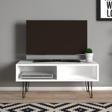 GC Dilek Tv Sehpası - Tv Ünitesi - Beyaz-90 Cm