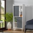 DemonteHome Leedsdh Ki̇taplik Ve Çok Amaçli Dolap Beyaz Antrasi̇t