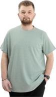 Superxl Büyük Beden Erkek T-Shirt Bisiklet Yaka Waffle 20033 Çağla