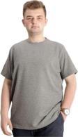 Superxl Büyük Beden Erkek T-Shirt Bisiklet Yaka Waffle 20033 Haki