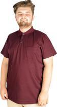 Modexl T-Shirt Polo Yaka Cepli Klasik 20550 Mürdüm