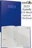2025 Ajanda 14x20 cm Çizgili Cilt Bezli Dikişli 1 Adet Günlük Planlayıcı Cilt Bezi Ciltli Ajanda 2025 Ofis Okul Büro