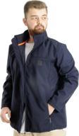 Modexl Büyük Beden Erkek Mont Waterproof Softshell 21232 Lacivert