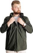 Modexl Büyük Beden Erkek Kapüşonlu Mont Waterproof Softshell 21235 Haki