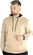 Modexl Erkek Sweatshirt Kapşonlu Pocket Basic 20562 Bej