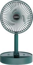 Everest EFN-605 Masaüstü Şarj Edilebilir Yeşil 800mAh Usb Fan