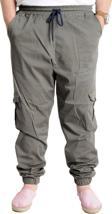 Modexl Büyük Beden Erkek Keten Kargo Jogger Valencia 21911 Haki