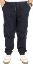 Modexl Büyük Beden Erkek Gabardin Kargo Jogger Pantolon Doğa 21927 Lacivert