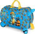 Coral High Kids Mavi Dinozor Desenli Otur-Çek Çocuk Valizi 16362