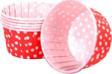 Cupcake Kalıbı Orta Boy 50*39 Mm (50 Adet)  Puantiyeli Kırmızı