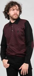 Pelikan Erkek Dirsek Detaylı Polo Yaka Kazak 1577427 Bordo