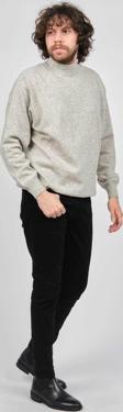 Ida Erkek Lambswool Yarım Balıkçı Kazak 0593161 Gri