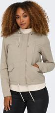 Only Kadın Onlskylar Kapüşonlu İnce Mont 15218613 Bej