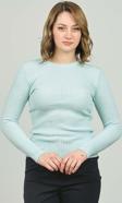 Fashion Friends Kadın Fitilli Bisiklet Yaka Kazak 23K0290K1 Mint