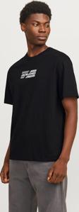 Jack&Jones Erkek Jjecorp Regular Fit Bisiklet Yaka %100 Pamuk T-Shirt 12268415 Siyah