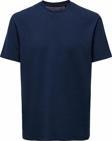Only & Sons Erkek Onskıan Kare Desenli Kısa Kollu Pamuklu T-Shirt 22028692 Lacivert