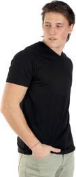 Lee Cooper Erkek Jonat V Yaka T-Shirt 242037 Siyah