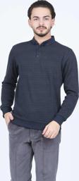 Raymons Erkek Desenli Polo Yaka Triko Sweat 6782252 Haki
