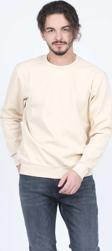 Metropolitan Erkek Bisiklet Yaka Sweatshirt 62422106 Bej