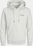 Jack&Jones Erkek Jjalvıs Fermuar Kapamalı Kapüşonlu Sweatshirt 12256847 Gri