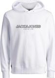 Jack&Jones Erkek Jprblajason Baskılı Kapüşonlu Sweatshirt 12249401 Beyaz