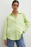Regular Fit Poplin Gömlek Yeşil