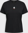 Only Kadın Onlfoodıe Baskı ve Yazı Detaylı Kısa Kol %100 Pamuk T-Shirt 15316728 Siyah