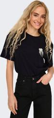 Only Kadın Onlvıta Bisiklet Yaka Kısa Kol %100 Pamuk T-Shirt 15343769 Siyah
