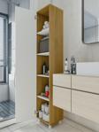 Montenero Çok Amaçlı Dolap Parlak Beyaz-Banyo Dolabı