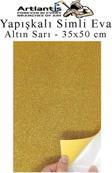 Yapışkanlı Simli Eva 35x50 cm 1 Adet Simli Yapışkanlı Eva Süngeri Okul Kreş Anasınıfı Elişi Etkinlikleri Hobi