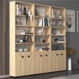DemonteHome Remydh Kapakli,Rafli Ki̇taplik (3'Lü Modül) Safi̇rmeşe-Safi̇rmeşe