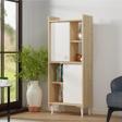 DemonteHome Leedsdh Ki̇taplik Ve Çok Amaçli Dolap Safi̇rmeşe Beyaz