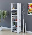 DemonteHome Readingdh Kitaplık 5 Bölmeli Beyaz
