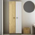 DemonteHome Aryadh (B) 2 Kapakli Gardrop Safi̇rmeşe Beyaz