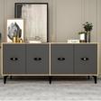 DemonteHome Flydh (Kx) 180 Cm Konsol Safi̇rmeşe Antrasi̇t
