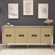 DemonteHome Dark (Kb150) Konsol Beyaz-Hazeran-Gümüş