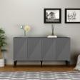 Demonte Home Drawdh Lazer Desenli̇ Konsol Antrasi̇t