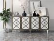 DEMONTE DECOR Helen Konsol Beyaz (Cevi̇z Desen)