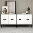 DemonteHome Flydh (Kx) 180 Cm Konsol Antrasi̇t Beyaz