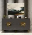 DemonteHome Ni̇da (150) Konsol Antrasi̇t-Altin