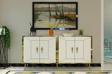 DemonteHome Arnodh (Kb150) Konsol Beyaz Altin