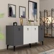 DemonteHome Mi̇amdh Konsol Antrasi̇t-Beyaz